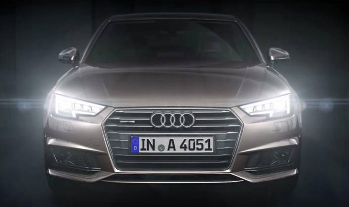 Audi A4 is showing off its new Matrix LED headlights (+Video)