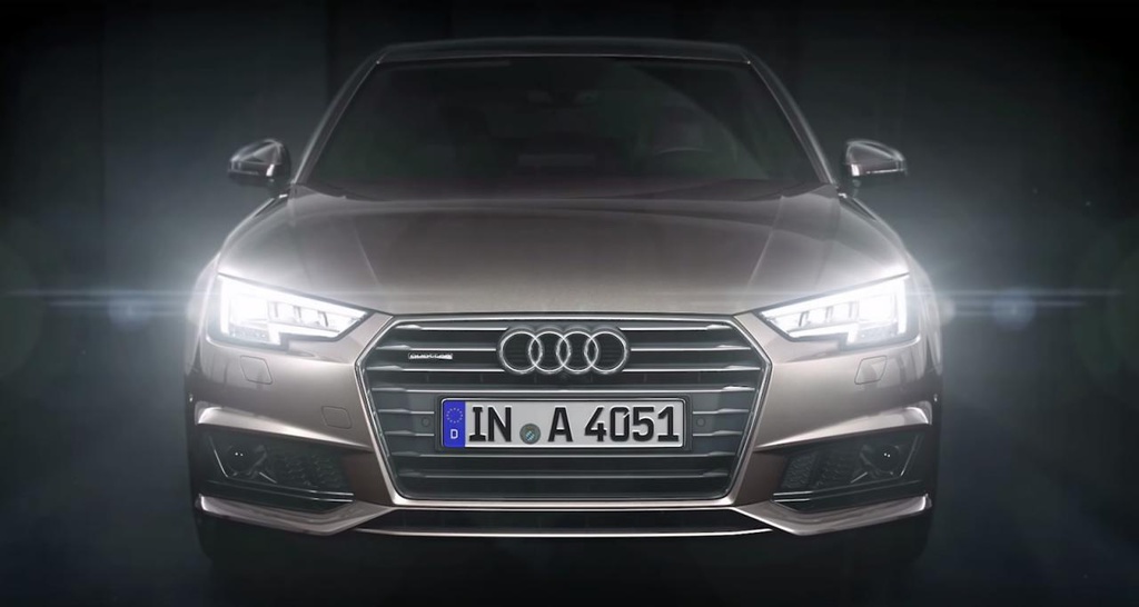Audi A4 is showing off its new Matrix LED headlights (+Video)