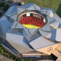 Mercedes-Benz Stadium dedicated to Atlanta Falcons