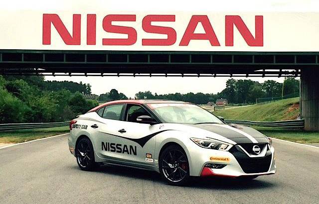 This is the 2015 Nissan Maxima Safety car