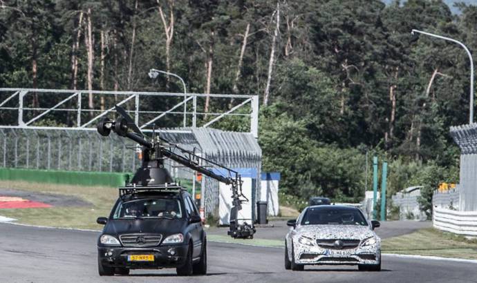 VIDEO: 2016 Mercedes C63 AMG Coupe roars on circuit