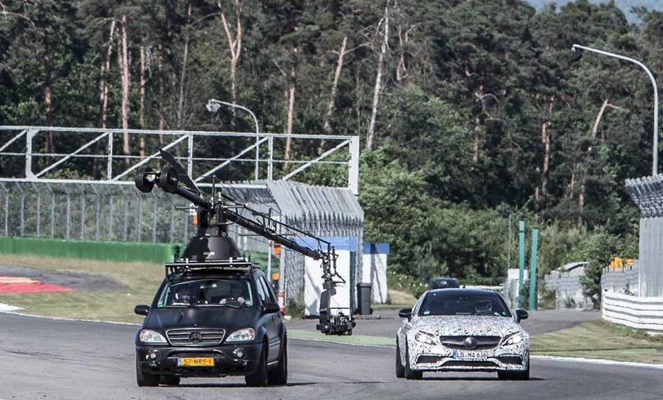 VIDEO: 2016 Mercedes C63 AMG Coupe roars on circuit