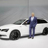 2015 Frankfurt IAA - Skoda Superb Combi SportLine officially showcased