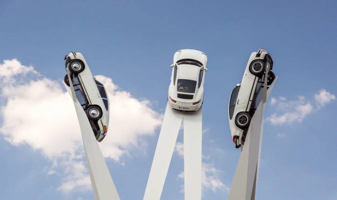 Porsche Inspiration 911 sculpture unveiled in Zuffenhausen