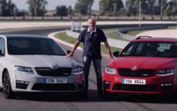 Skoda Octavia RS driven by Hans Joachim Stuck