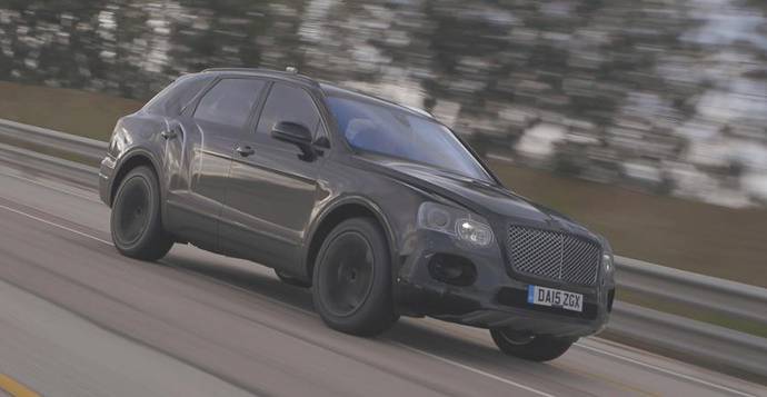 The 2016 Bentley Bentayga can do 301 km/h in the latest video