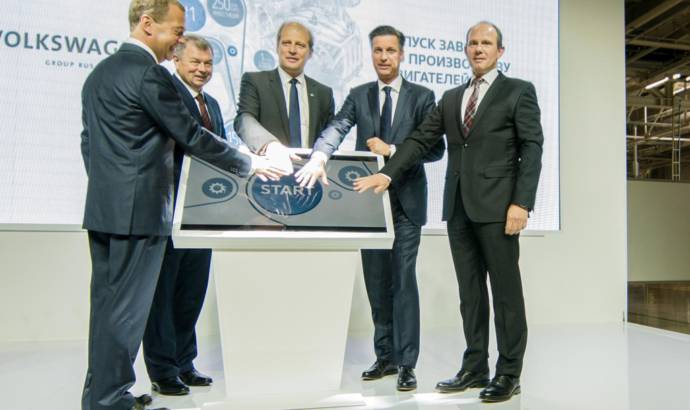 Volkswagen opens new engine plant in Kaluga, Russia