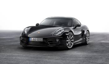 2016 Porsche Cayman Black Edition introduced