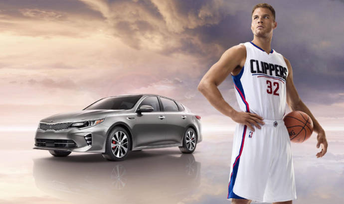 Blake Griffin promotes the new Kia Optima