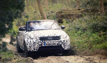 Range Rover Evoque Convertible teased again