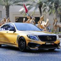 Golden Mercedes-Benz S65 AMG by Brabus