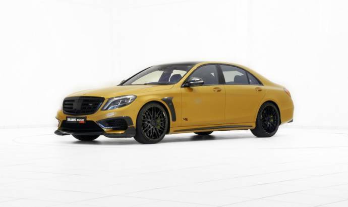 Golden Mercedes-Benz S65 AMG by Brabus