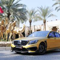 Golden Mercedes-Benz S65 AMG by Brabus