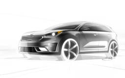 Kia Niro teasers anticipate a new hybrid SUV