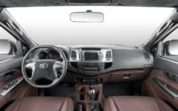 Toyota Hilux 6x6 interior modified by Overdrive