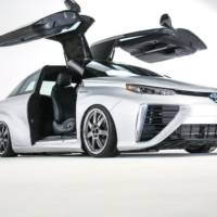 Toyota Mirai Back to the future custom vehicle