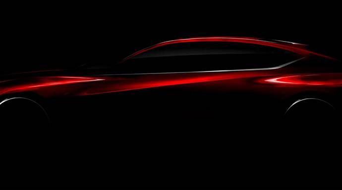 2016 Acura Precision Concept teased ahead of NAIAS