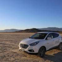 Hyundai Tucson Fuel Cell sets land speed record