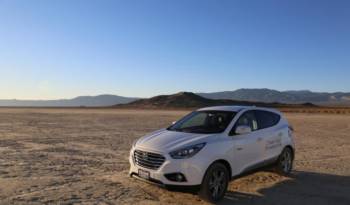 Hyundai Tucson Fuel Cell sets land speed record