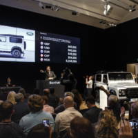 Land Rover Defender 2 million was sold for 400.000 GBP