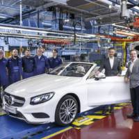 Mercedes-Benz kicks off S-Class Cabriolet production