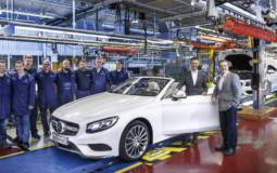 Mercedes-Benz kicks off S-Class Cabriolet production