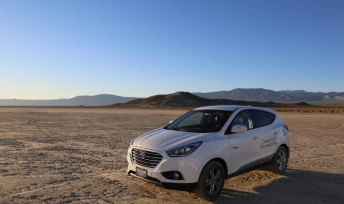 Hyundai Tucson Fuel Cell sets land speed record