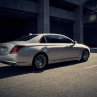 Genesis G90 luxury sedan details and photos