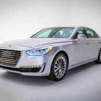 Genesis G90 luxury sedan details and photos