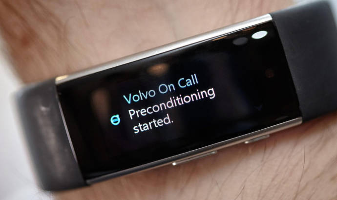 Microsoft Band 2 will help you talk with your Volvo