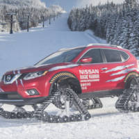 Nissan Rogue Warrior concept has snow tracks