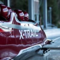 This is the world's first seven-seat bobsled. And it's signed by Nissan