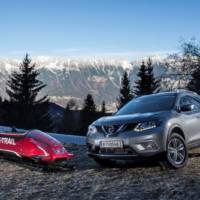 This is the world's first seven-seat bobsled. And it's signed by Nissan