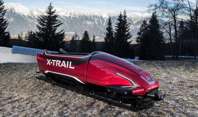 This is the world's first seven-seat bobsled. And it's signed by Nissan