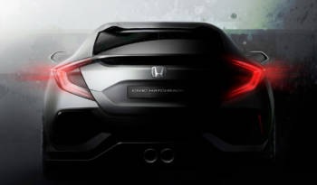 Honda Civic Prototype - First teaser picture