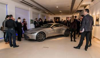 James Bond Aston Martin DB10 sold at an auction
