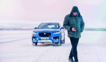 Jose Mourinho and the new Jaguar F-Pace