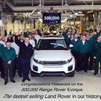 Range Rover Evoque reaches 500.000 units produced