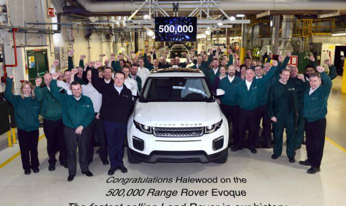 Range Rover Evoque reaches 500.000 units produced