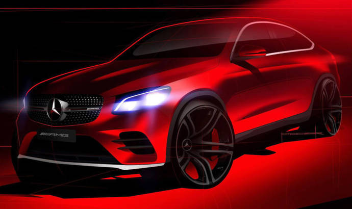 2016 Mercedes-Benz GLC Coupe - Another teaser picture