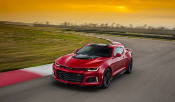 2017 Chevrolet Camaro ZL1 is here. It has 640 HP and a 10 speed gearbox