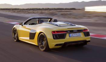 Audi R8 V10 Spyder unveiled in New York