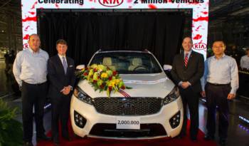 Kia produces its two millionth vehicle in US