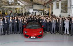 Lamborghini Aventador reached 5.000 units