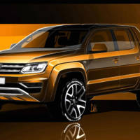 2016 Volkswagen Amarok facelift - First official sketches