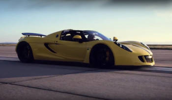 Hennessey Venom GT Spyder - New speed world record