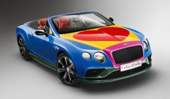 Peter Blake designs a one-off Bentley Continental GT V8 S Convertible