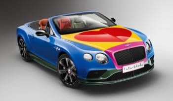 Peter Blake designs a one-off Bentley Continental GT V8 S Convertible