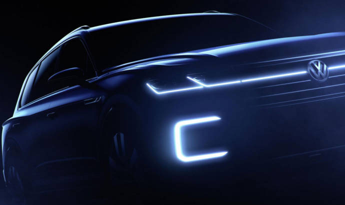 Volkswagen is previewing new Touareg in Beijing