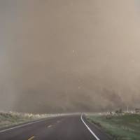 Extreme up-close video of a tornado (Video)